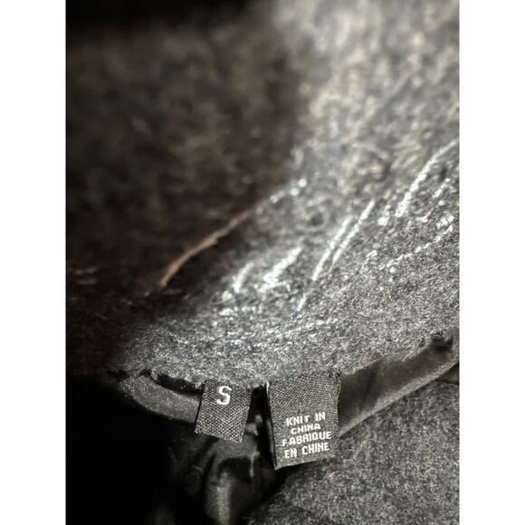 Icelandic Design Womens Vest Black Patchwork 100% Wool‎ Button Front Size Small - Picture 6 of 7